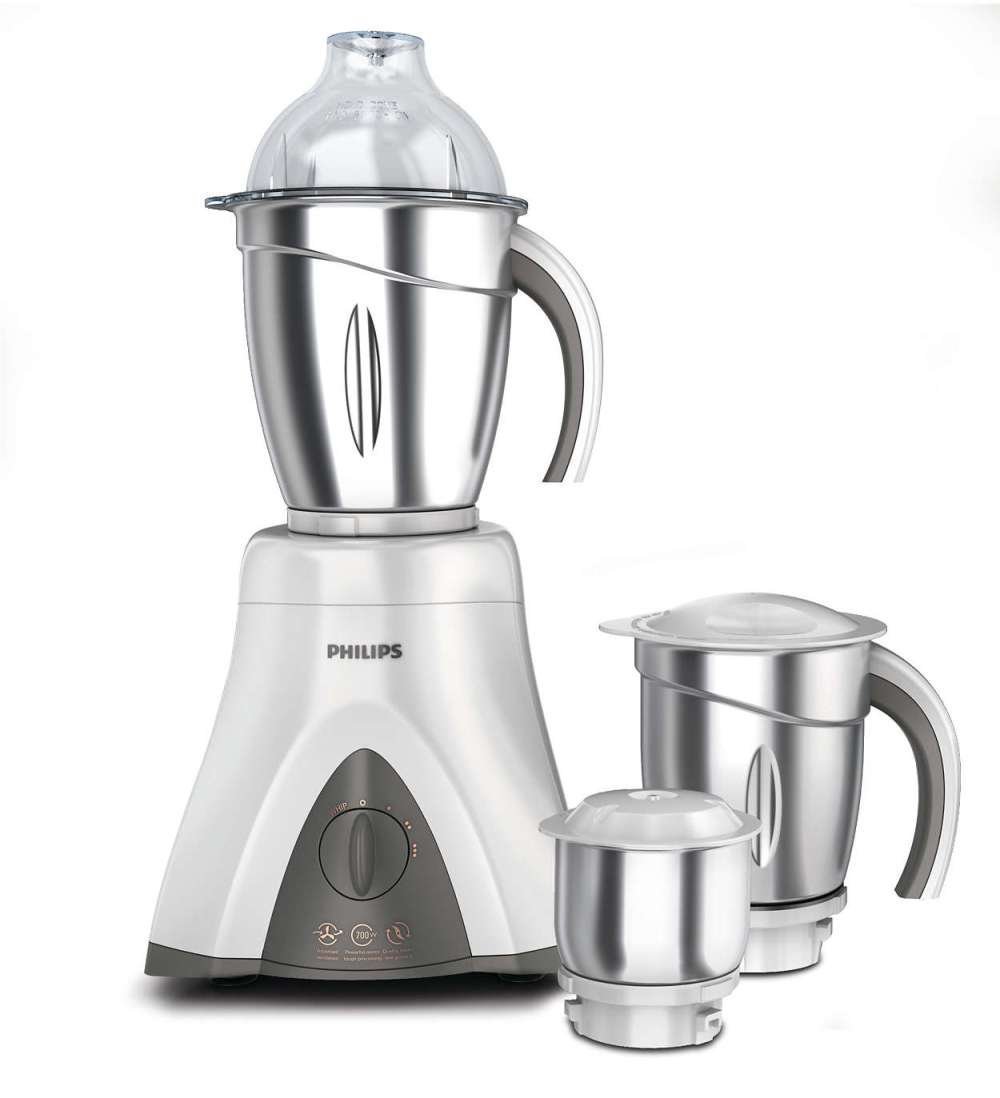 Stainless Steel 650Watt Instant Mixer Grinder, For Wet Grinding, Silver